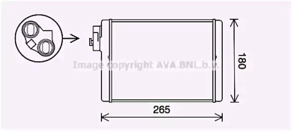 Теплообменник (AVA QUALITY COOLING: AI6408)