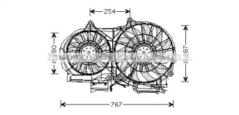 Вентилятор (AVA QUALITY COOLING: AI7505)