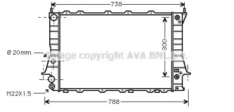 Теплообменник (AVA QUALITY COOLING: AIA2078)