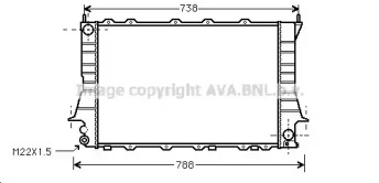 Теплообменник (AVA QUALITY COOLING: AIA2083)