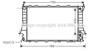 Теплообменник (AVA QUALITY COOLING: AIA2084)