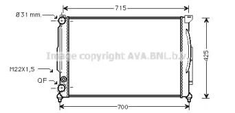 Теплообменник (AVA QUALITY COOLING: AIA2105)