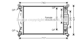 Теплообменник (AVA QUALITY COOLING: AIA2241)