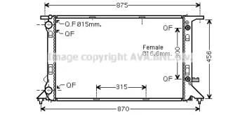 Теплообменник (AVA QUALITY COOLING: AIA2293)