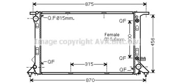 Теплообменник (AVA QUALITY COOLING: AIA2309)