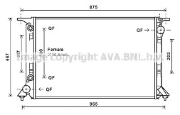 Теплообменник (AVA QUALITY COOLING: AIA2332)