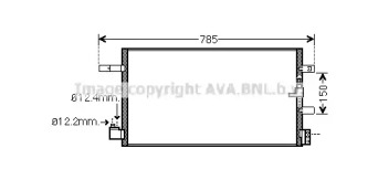 Конденсатор (AVA QUALITY COOLING: AIA5360)