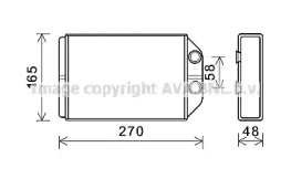 Теплообменник (AVA QUALITY COOLING: AIA6393)