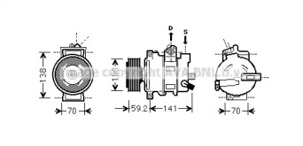 Компрессор (AVA QUALITY COOLING: AIAK329)