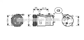 Компрессор (AVA QUALITY COOLING: AIK003)