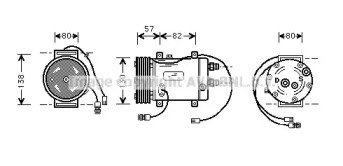 Компрессор (AVA QUALITY COOLING: AIK006)