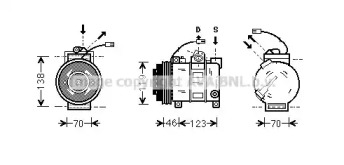 Компрессор (AVA QUALITY COOLING: AIK015)