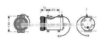 Компрессор (AVA QUALITY COOLING: AIK144)