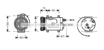 Компрессор (AVA QUALITY COOLING: AIK177)