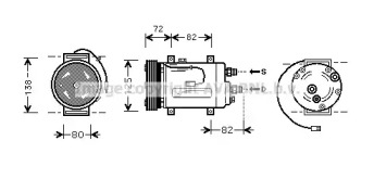 Компрессор (AVA QUALITY COOLING: AIK178)