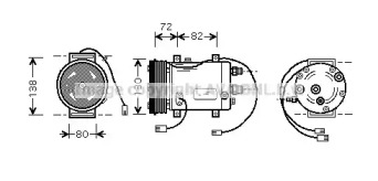 Компрессор (AVA QUALITY COOLING: AIK179)