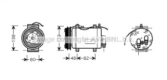 Компрессор (AVA QUALITY COOLING: AIK228)