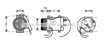 Компрессор (AVA QUALITY COOLING: AIK255)