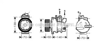 Компрессор (AVA QUALITY COOLING: AIK266)