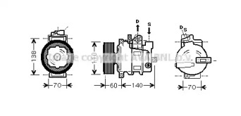 Компрессор (AVA QUALITY COOLING: AIK269)