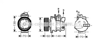 Компрессор (AVA QUALITY COOLING: AIK272)