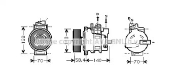 Компрессор (AVA QUALITY COOLING: AIK274)