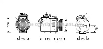 Компрессор (AVA QUALITY COOLING: AIK275)