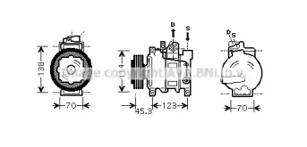 Компрессор (AVA QUALITY COOLING: AIK276)