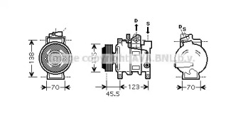 Компрессор (AVA QUALITY COOLING: AIK281)