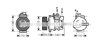 Компрессор (AVA QUALITY COOLING: AIK284)