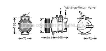 Компрессор (AVA QUALITY COOLING: AIK330)