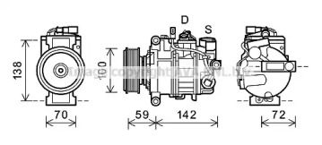 Компрессор (AVA QUALITY COOLING: AIK338)