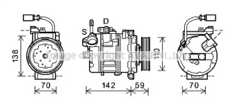 Компрессор (AVA QUALITY COOLING: AIK340)