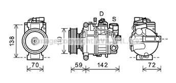 Компрессор (AVA QUALITY COOLING: AIK341)