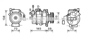 Компрессор (AVA QUALITY COOLING: AIK342)