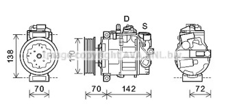 Компрессор (AVA QUALITY COOLING: AIK381)