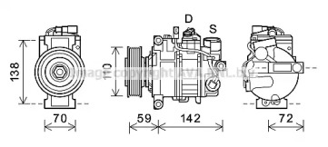 Компрессор (AVA QUALITY COOLING: AIK396)