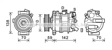 Компрессор (AVA QUALITY COOLING: AIK401)