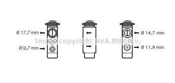 Клапан (AVA QUALITY COOLING: AL1024)