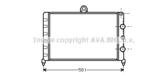 Теплообменник (AVA QUALITY COOLING: AL2036)