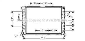 Теплообменник (AVA QUALITY COOLING: AL2038)