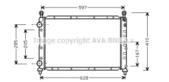 Теплообменник (AVA QUALITY COOLING: AL2068)