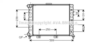 Теплообменник (AVA QUALITY COOLING: AL2069)