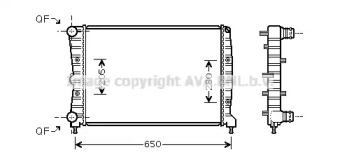 Теплообменник (AVA QUALITY COOLING: AL2087)