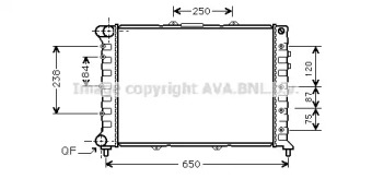 Теплообменник (AVA QUALITY COOLING: AL2114)