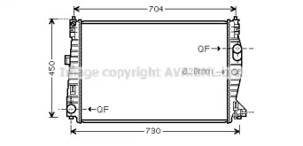 Теплообменник (AVA QUALITY COOLING: AL2132)