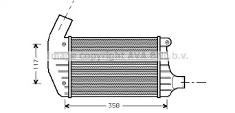 Теплообменник (AVA QUALITY COOLING: AL4067)