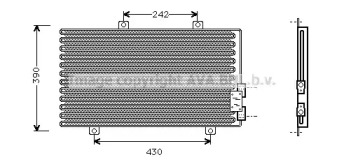 Конденсатор (AVA QUALITY COOLING: AL5063)