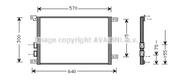 Конденсатор (AVA QUALITY COOLING: AL5070)