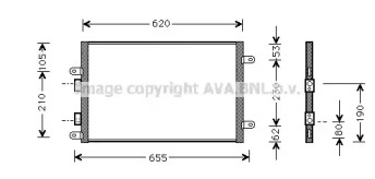 Конденсатор (AVA QUALITY COOLING: AL5077)